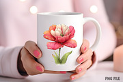 Whimsical Spring Tulip Flower Clipar, an Illustration by Craft Nest (Thumbnail 7 of 11)