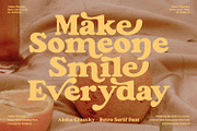 Aloha Chunky - Retro Font, a Serif Font by Keithzo (Thumbnail 2 of 11)