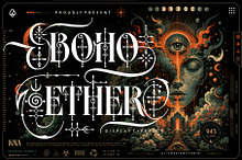 Boho Ether Typeface