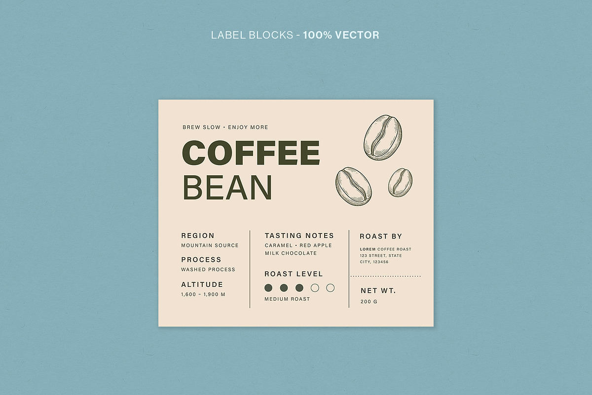 Label Template Set, a Stationery Template by BrandPacks (Photo 10 of 14)