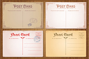 Vintage Postcards Vector Set, an Object Graphic by Digiselector Design Goods (Thumbnail 3 of 5)