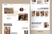 Haverals Branding Landing Page, an UI Kit Template by slidenotion (Thumbnail 3 of 6)