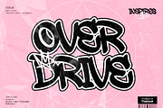 Overdrive, a Handwritten Font by BBtypeStudios (Thumbnail 1 of 8)