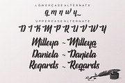 Milleya, a Script Font by Blacksheep studio (Thumbnail 5 of 5)
