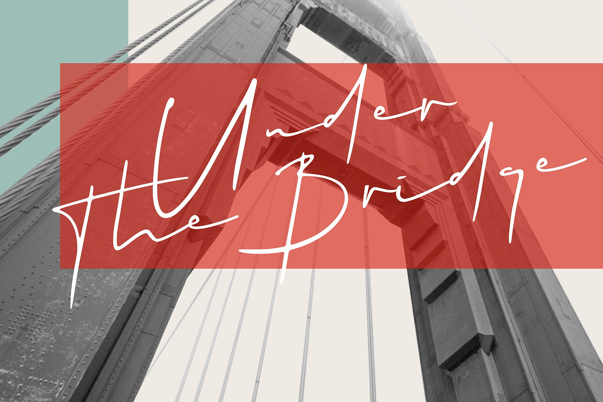 Hellios Signature Font preview 5