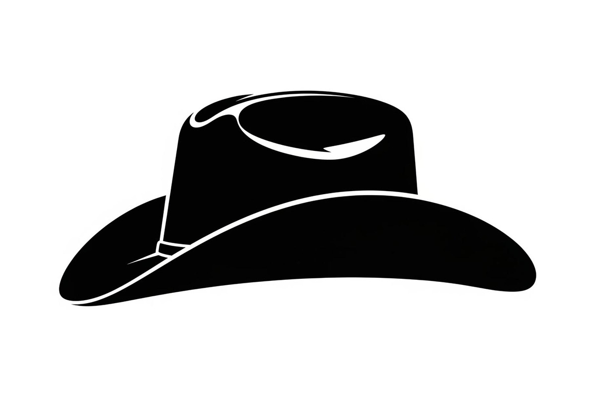 Minimal Cowboy Hat Silhouette Bundle, an Illustration by Designs_River (Photo 34 of 51)
