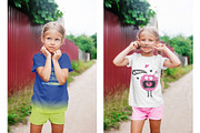 Kids Girl T-Shirt PSD Mockups Vol9, a Shirt Mockup by Hi, Mock-Up! (Thumbnail 6 of 11)