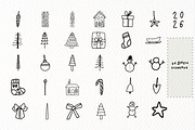 Christmas doodles, patterns, a Decorative Illustration by Anada Arty (Thumbnail 3 of 5)