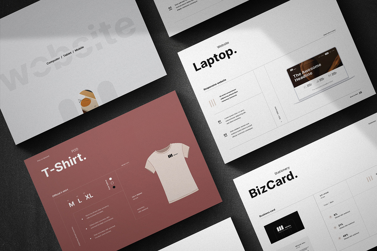 Minimal Brand Guideline, a Brochure Template by Studio Elevate (Photo 16 of 21)