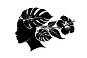 Floral Woman Face Silhouette Bundle, an Illustration by jahid234 (Thumbnail 26 of 31)