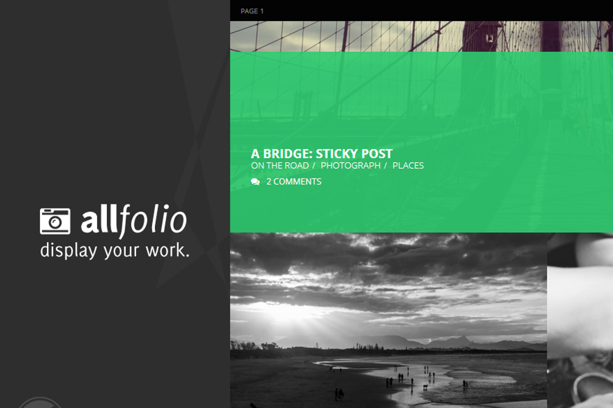 50% OFF Allfolio - Simple portfolio, a WordPress Template by 42 Layers