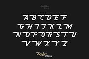 Zephyr Stencil, a Font by Doug Penick (Thumbnail 3 of 7)