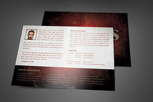 Romans Church Postcard Template