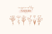 Floral Line Drawings Logo Elements, an Illustration by Kaya Fonts (Thumbnail 10 of 10)