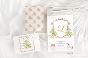 Christmas Chinoiserie Crest, an Illustration by TheHappyGiftArt (Thumbnail 6 of 10)