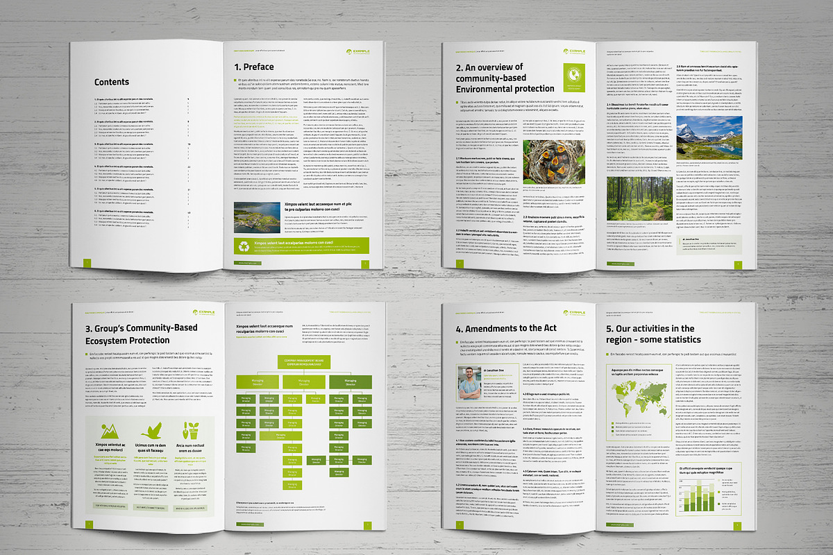 Eco Report, a Brochure Template by MrTemplater (Photo 2 of 2)