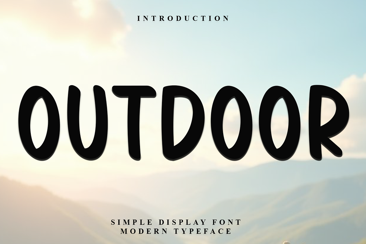 Outdoor, a Script Font by FreshTypeINK (Photo 1 of 7)
