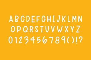 Kindergarten Whimsical Display Font