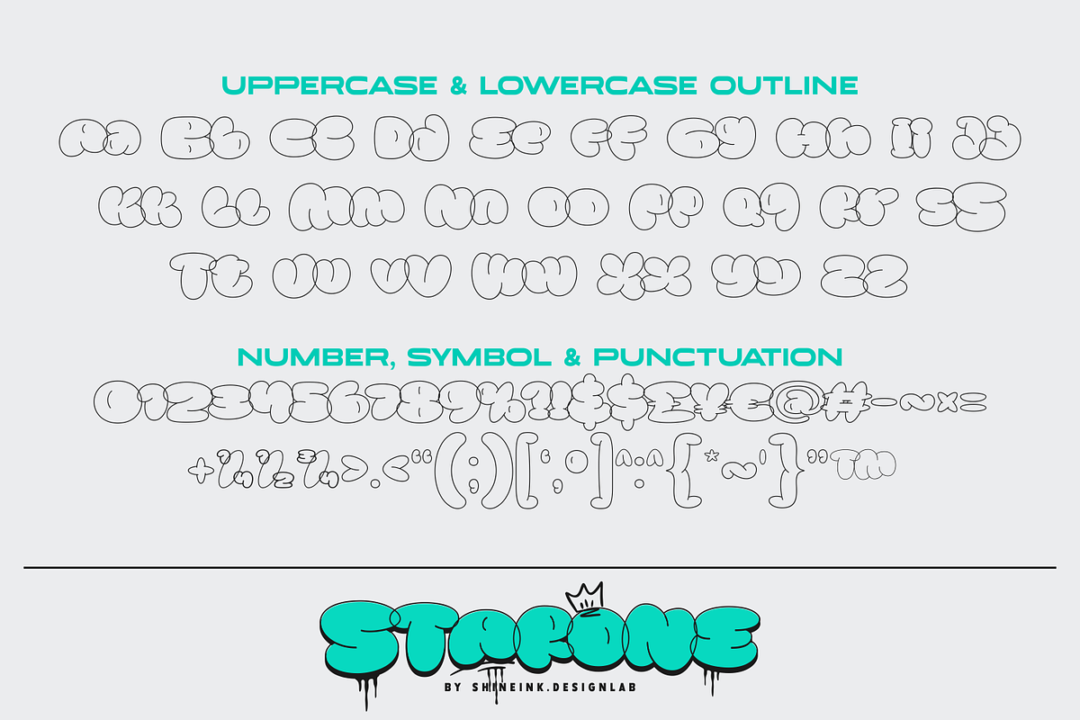 Starone, a Font by shineink.designlab (Photo 8 of 10)