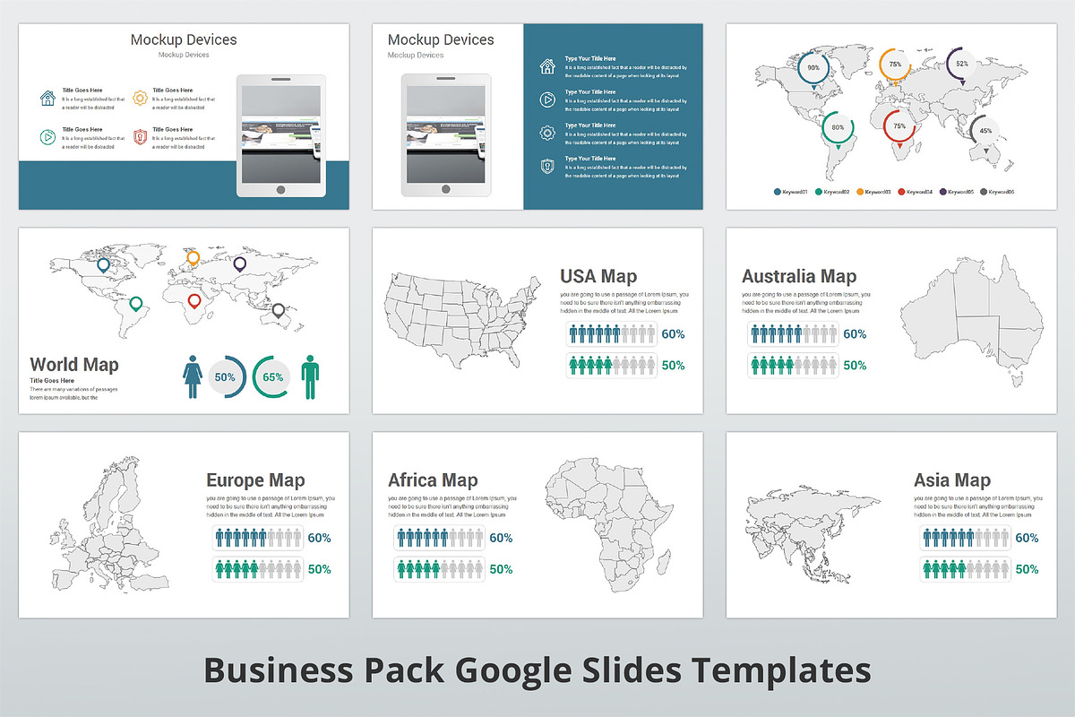 Business Pack Google Slides Bundle, a Presentation Template by GraphicStan (Photo 36 of 41)