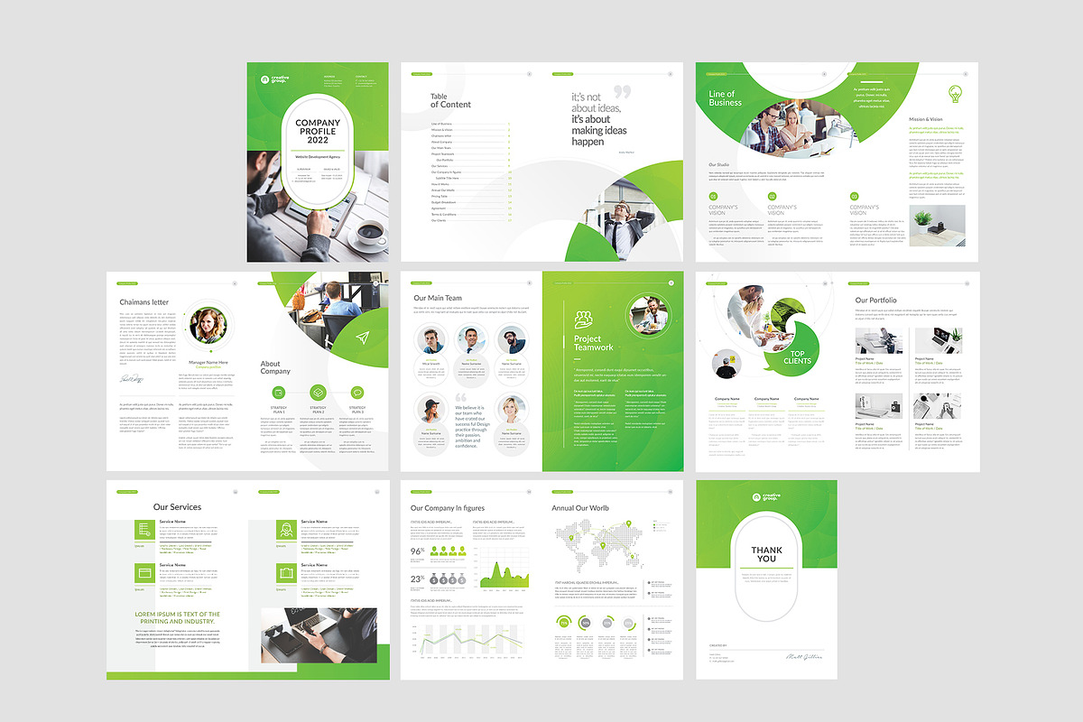 Company Profile, a Brochure Template by Brochure-Market (Photo 10 of 10)