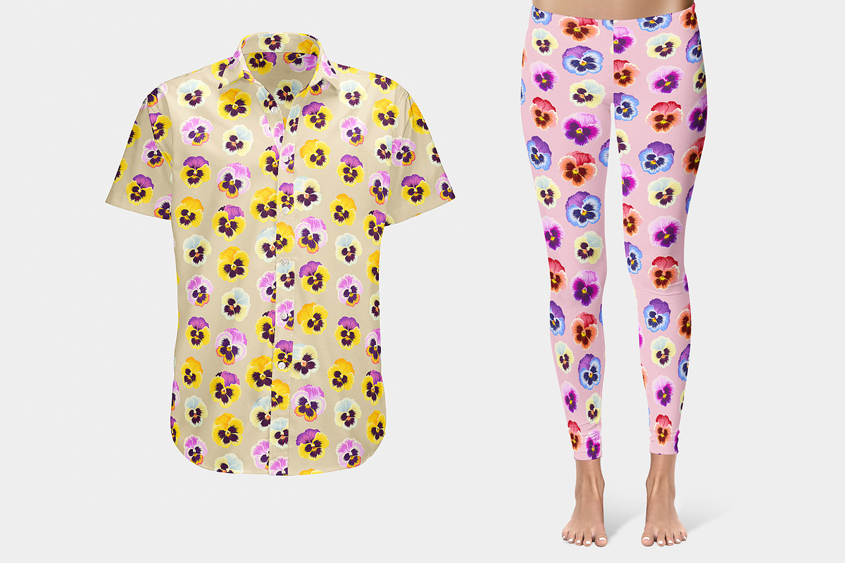 Pansy Patterns, a Pattern Graphic by GreyLilac (Photo 7 of 9)