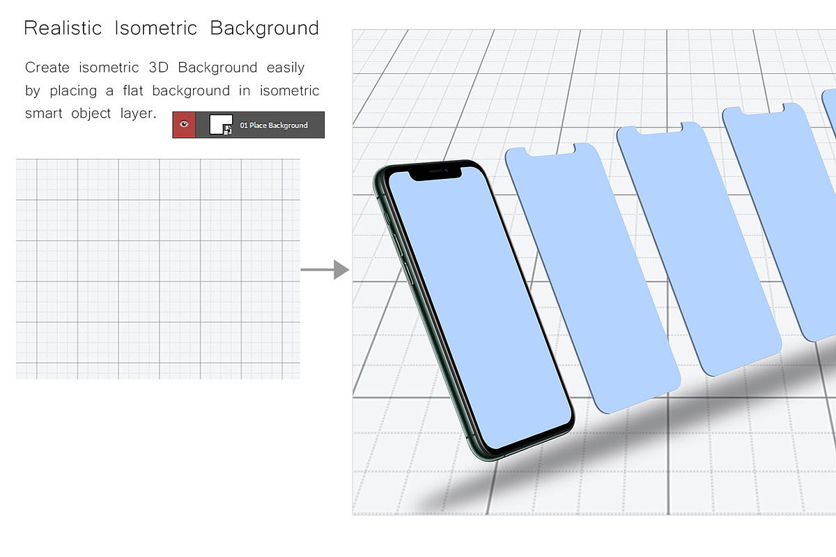 ALL 3D iPHONE MOCK-UP BUNDLE VOL-6, an iPhone Mockup by Graphicsworld125 (Photo 13 of 21)