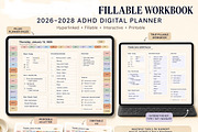 Adhd digital planner 2026-28, a Poster Template by HeavensStar (Thumbnail 2 of 8)