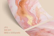 Rose Gold Marble Backgrounds, a Texture Graphic by Primrose Blume (Thumbnail 2 of 4)