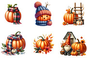 Fall Pumpkin Clipart PNG Autumn, an Illustration by DreamArtGraphic (Thumbnail 2 of 5)