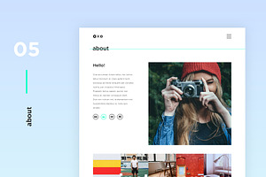 Oxo - Responsive Website Portfolio