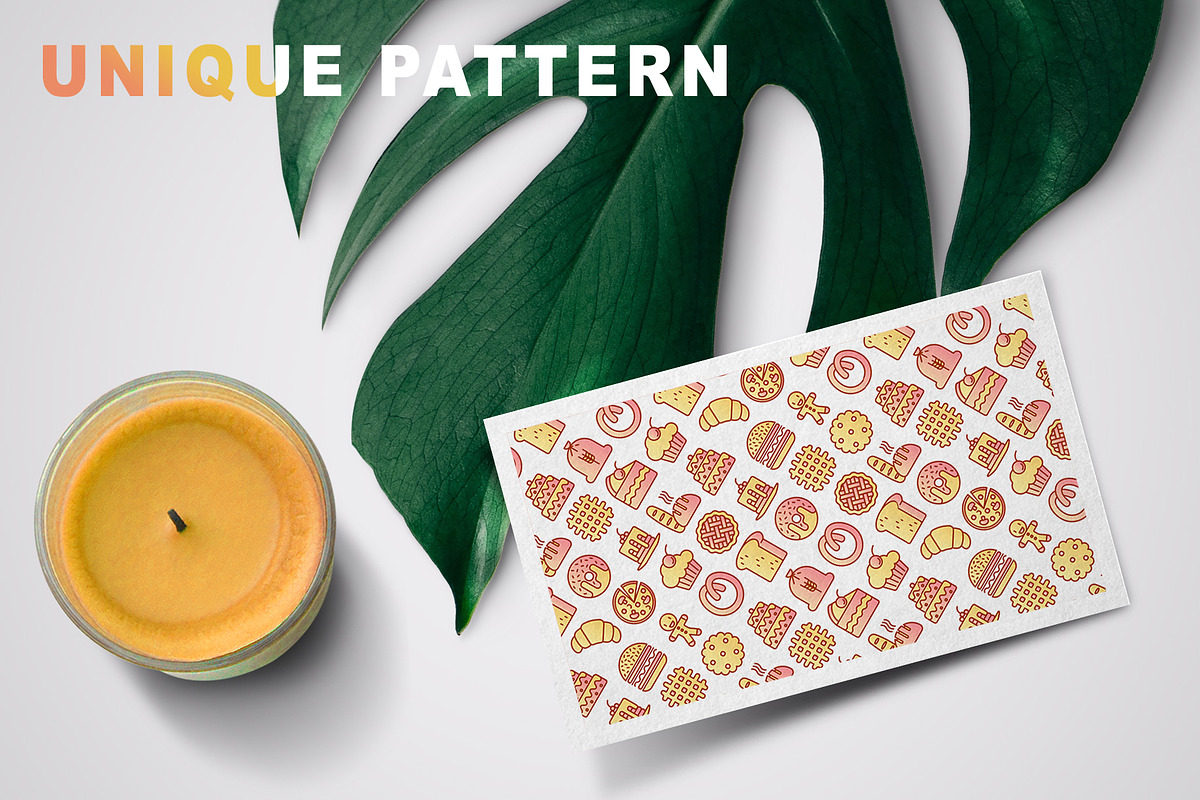 Bakery Patterns Collection, a Pattern Graphic by Alex Blogoodf (Photo 3 of 8)