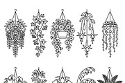Bundles Set Floral Wedding Icons, an Outline Icon by adenpinkstore (Thumbnail 34 of 44)