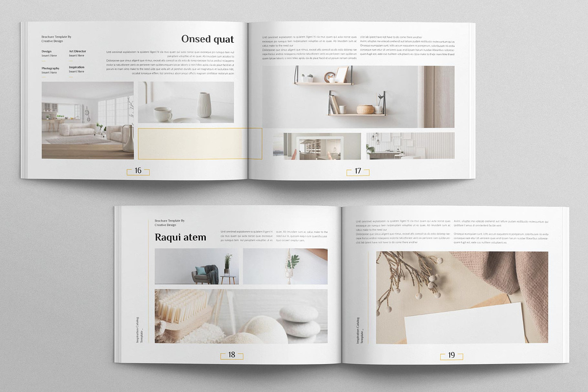 Catalog Template Landscape, a Brochure Template by TemplatesForest