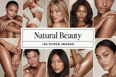 Natural Beauty Stock Photos, a Beauty & Fashion Photo by Studio Loire