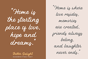 Better Delight - Handwritten Font, a Script Font by zeenesia (Thumbnail 5 of 11)