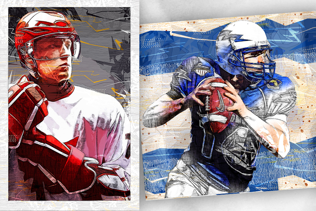 Modern Illustration Photoshop Action, an Action Add-On by GorynArt (Photo 16 of 21)