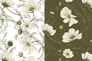 Cosmos Dance Seamless Pattern, a Pattern Graphic by MouseGrey (Thumbnail 9 of 10)