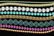 Jewelry, beads, chains and crystals, a Brush Add-On by Graphics Resources (Thumbnail 6 of 13)