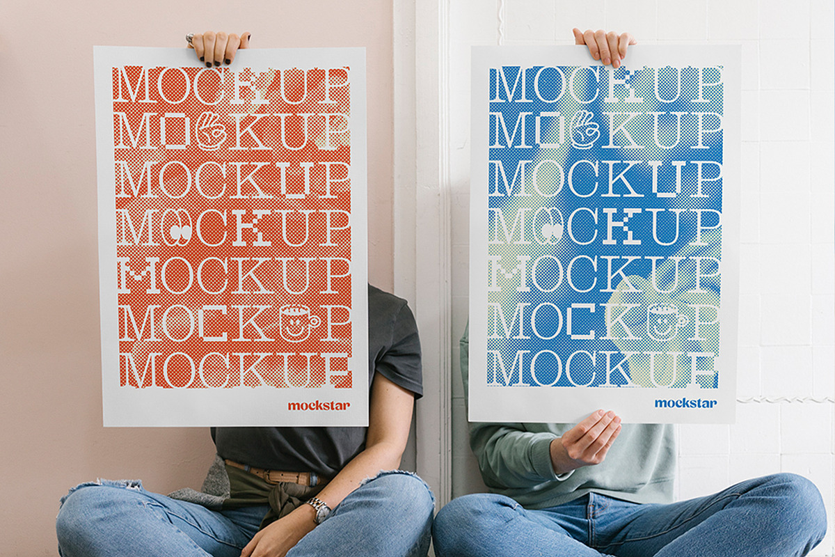 Everydays Poster Set Mockup 02, a Mockup by mockstar (Photo 1 of 2)