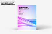 Software Box Mockup - 13 Views, a Packaging Mockup by Illusiongraphic (Thumbnail 2 of 27)