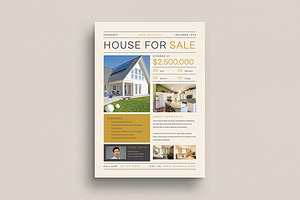 Simple Real Estate Promotion Flyer, a Flyer Template by VectorVactory