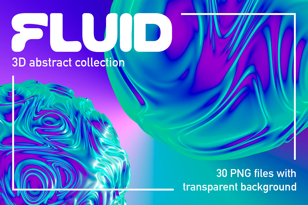 3D Neon Abstract Glass Shapes, a Graphic by Alina Sh (Photo 1 of 6)