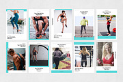 Fitness Pinterest Posts, a Social Media Template by Social Corner Graphics (Thumbnail 7 of 8)
