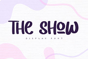 The Show - Display Font, a Handwritten Font by alifryanzulfikar (Thumbnail 1 of 8)
