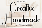 Creative Handmade, a Handwritten Font by FreshTypeINK (Thumbnail 1 of 8)