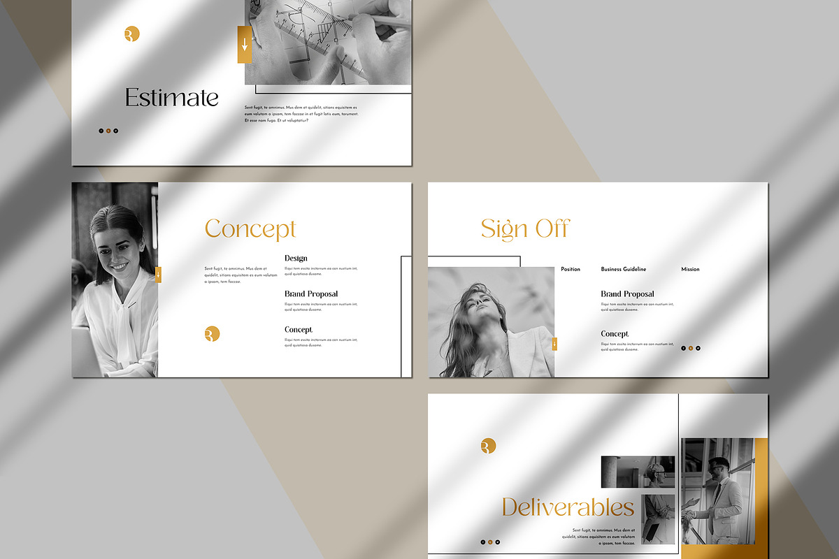 Brand Proposal Template, a Presentation Template by White Graphic (Photo 5 of 8)