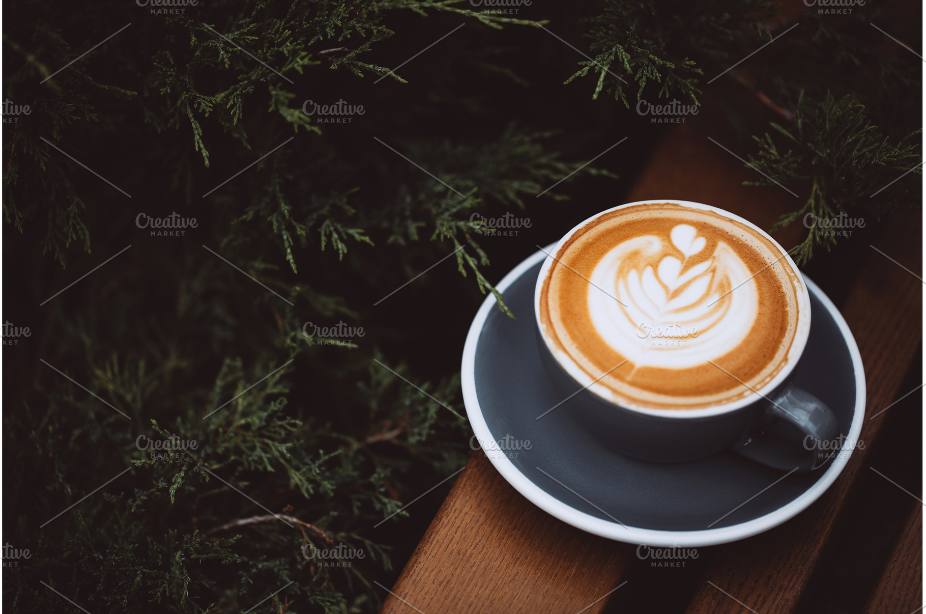 Grey cup of cappuccino, a Food & Drink Photo by Anna Efetova