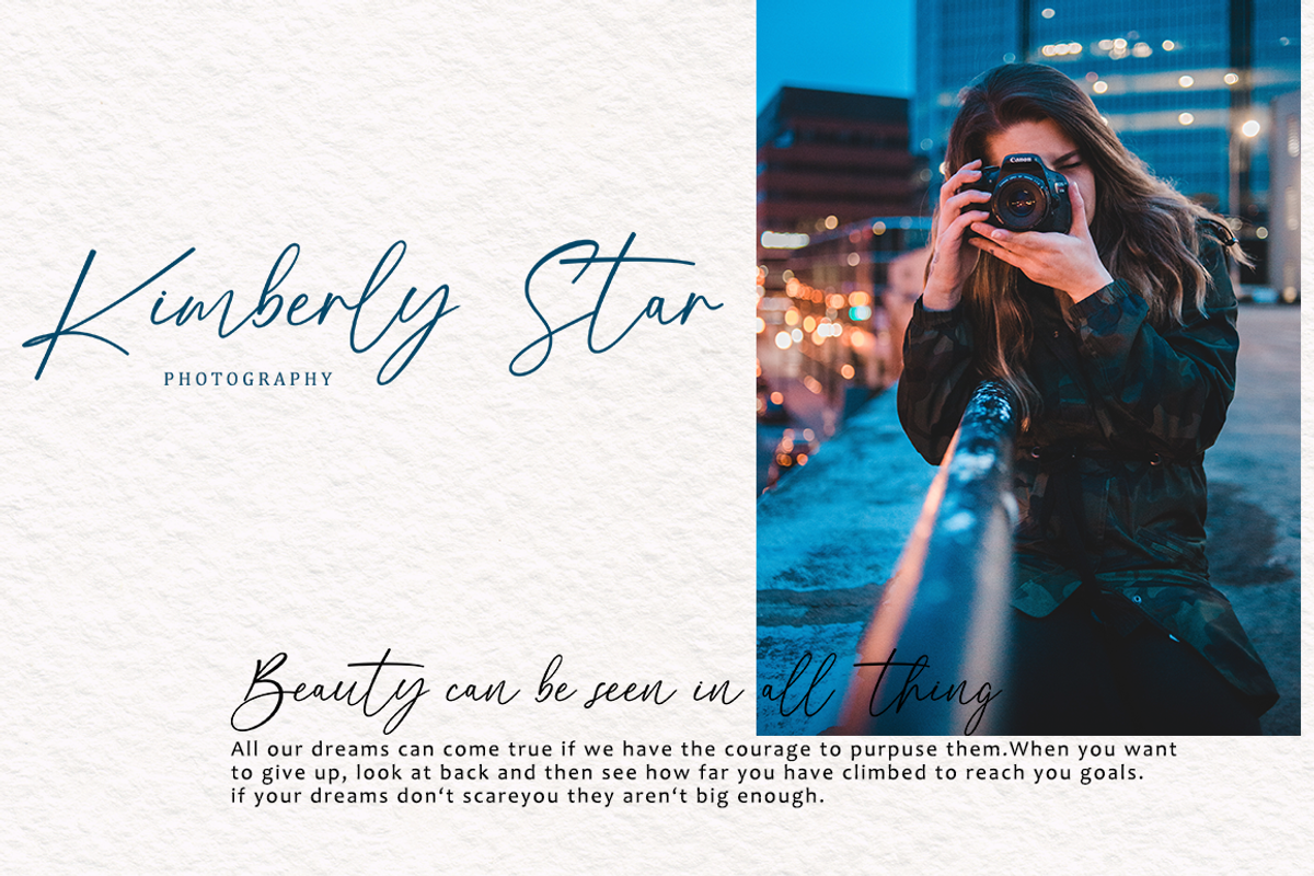 Charlien, a Script Font by Queenopstudio (Photo 5 of 10)