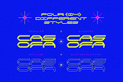 NCL KEMGOR - Cyberpunk Font, a Sans Serif Font by Enxyclo Studio (Thumbnail 6 of 11)